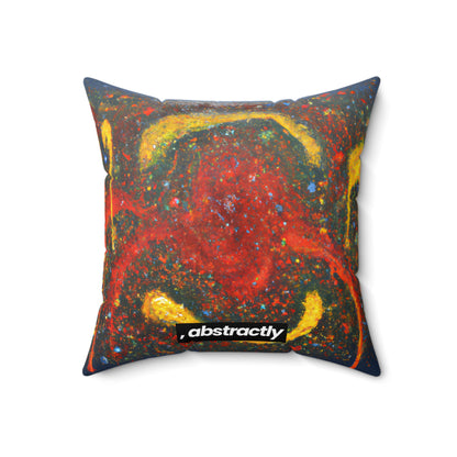 Aeronite Alloy - Chemistry, Abstractly - Faux Suede Throw Pillow