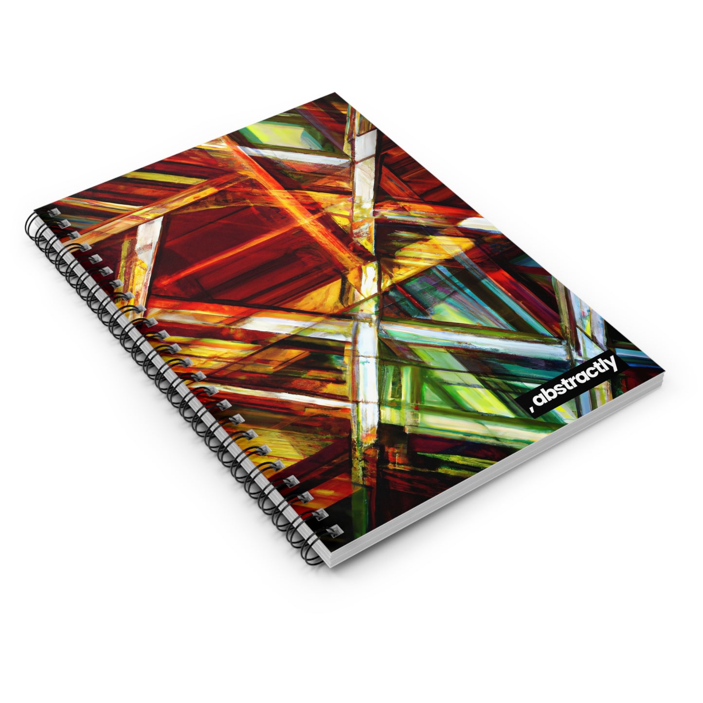 Aurelia Reynolds - Applied Force, Abstractly - Spiral Notebook