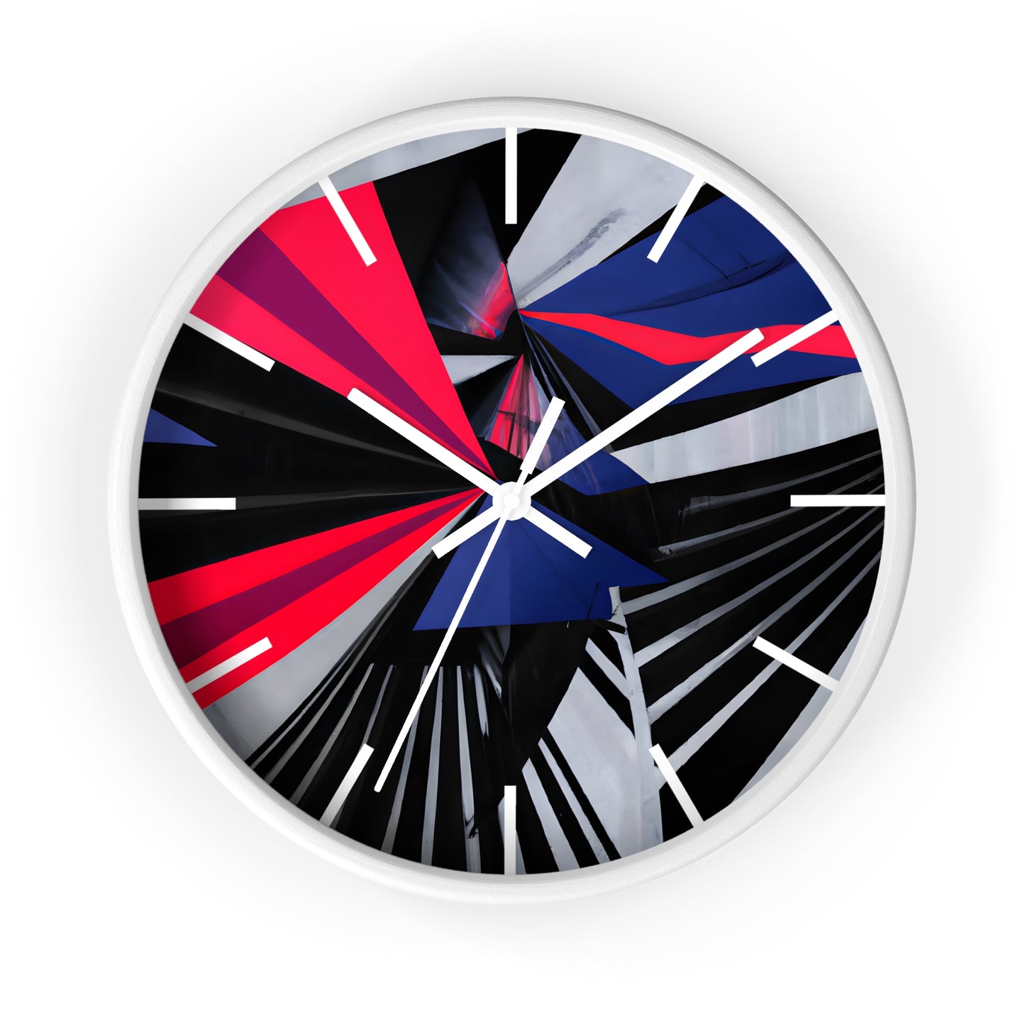 Helena Bruchner - Magnetic Force, Abstractly - Wall Clock