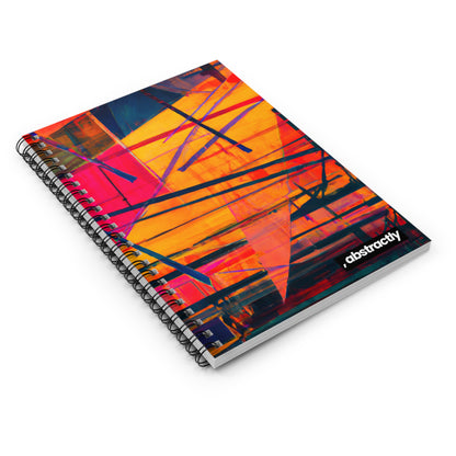 Alice Feldman - Electric Force, Abstractly - Spiral Notebook