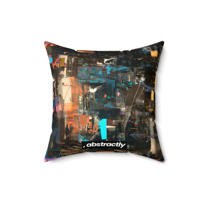 EverPeak Finance - Depreciation, Abstractly - Faux Suede Throw Pillow