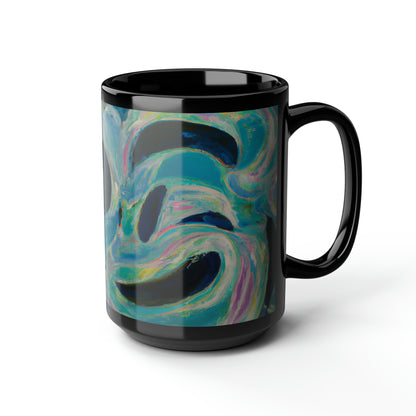 Astro Hydrogenite - Chemistry, Abstractly - Black Ceramic Mug 15oz