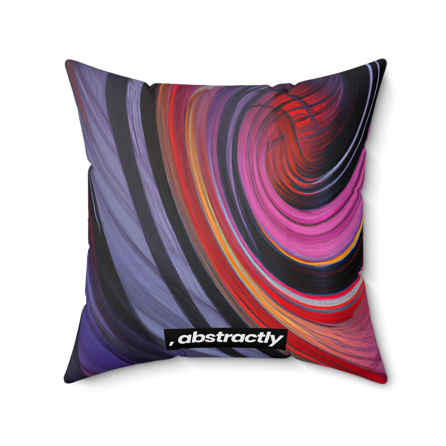 Adelaide Kaczynski - Air Resistance Force, Abstractly - Faux Suede Throw Pillow