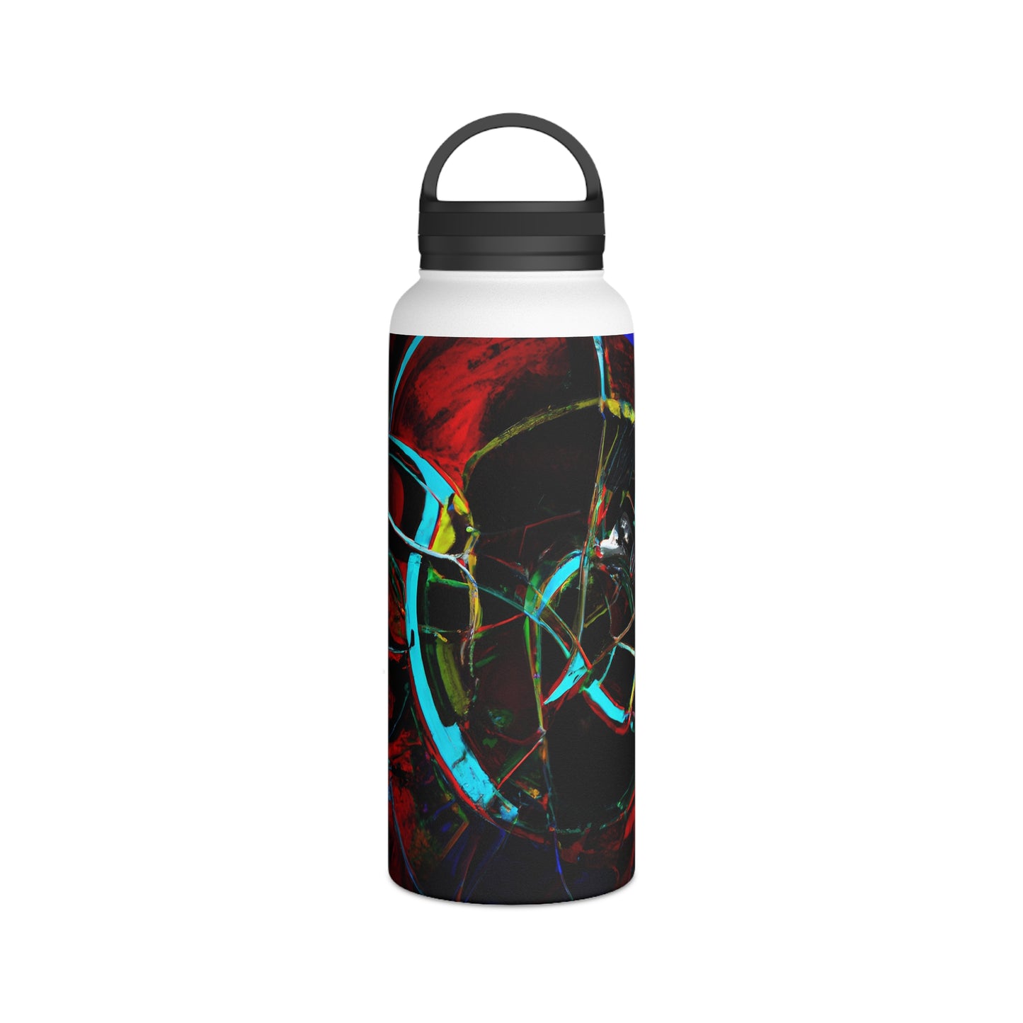 Lorena Sheffield - Electromagnetic Force, Abstractly - Stainless Steel Water Bottle