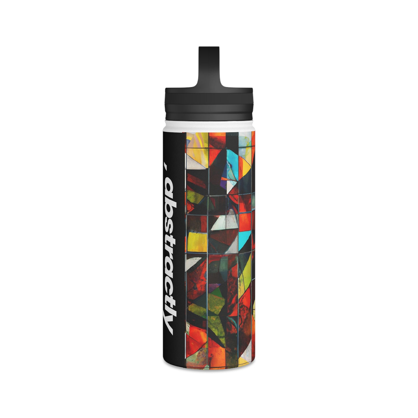 Maxine Cavanaugh - Friction Force, Abstractly - Stainless Steel Water Bottle