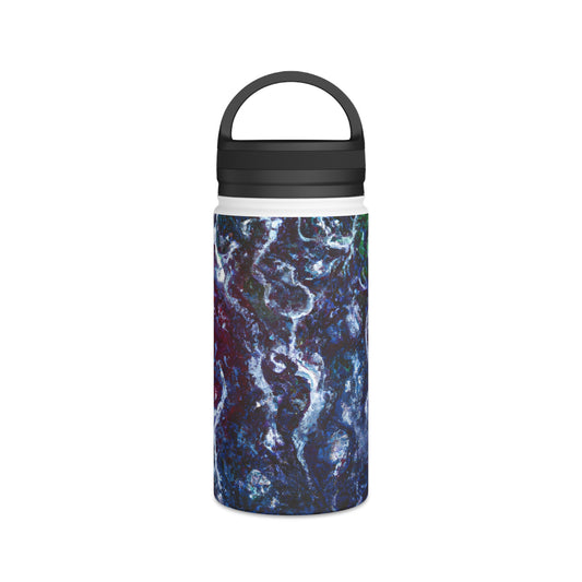 Violet Emission Oxide - Chemistry, Abstractly - Stainless Steel Water Bottle