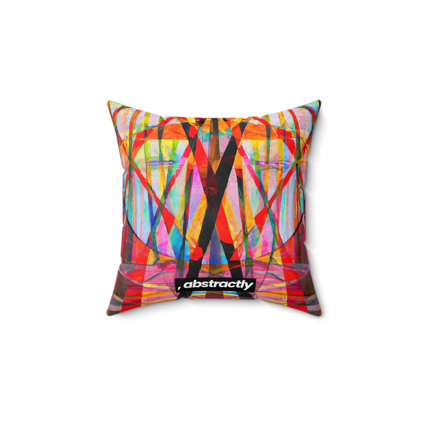 Milton Browning - Normal Force, Abstractly - Faux Suede Throw Pillow