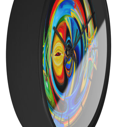 Clarence Strickland - Electric Force, Abstractly - Wall Clock