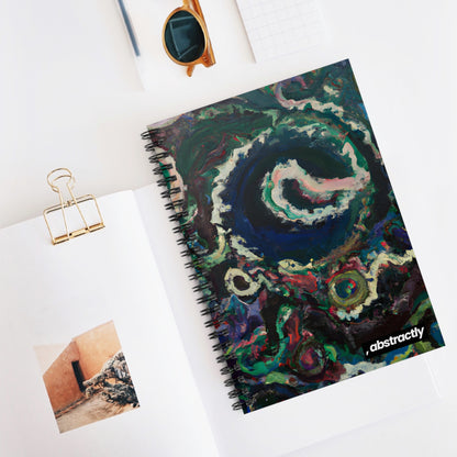 Stellar Silverinium - Chemistry, Abstractly - Spiral Notebook