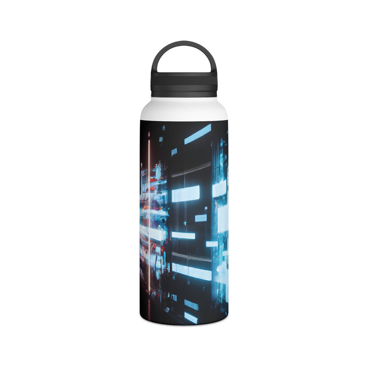 Silver Crest Financial - Debit, Abstractly - Stainless Steel Water Bottle