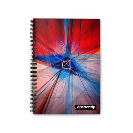 Sylvia Blackburn - Magnetic Force, Abstractly - Spiral Notebook