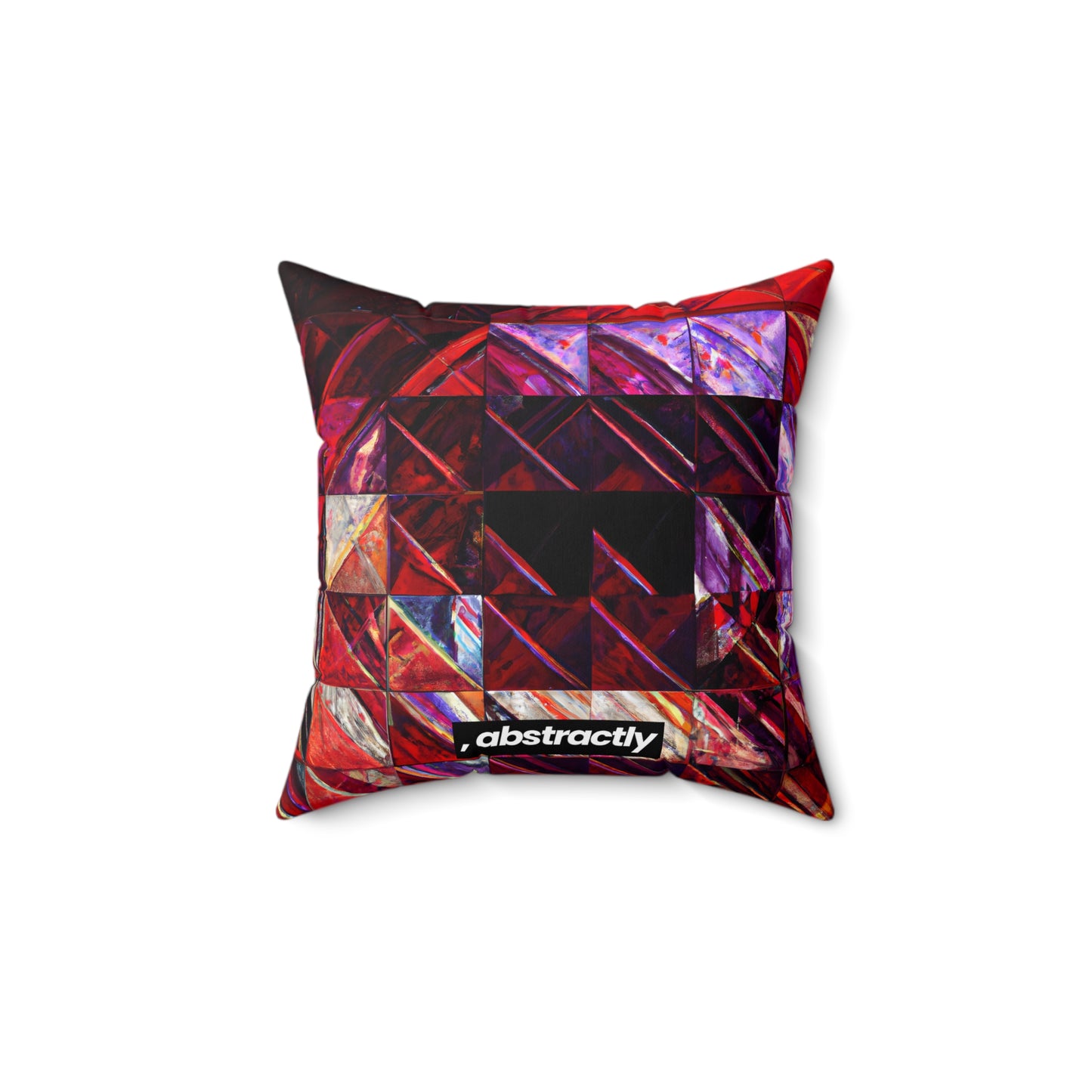 Nancy Hartley - Friction Force, Abstractly - Faux Suede Throw Pillow