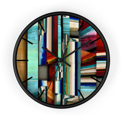 Alexandra Bouchard - Applied Force, Abstractly - Wall Clock