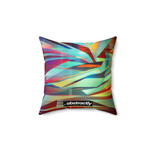 Lilly Stark - Gravity Force, Abstractly - Faux Suede Throw Pillow