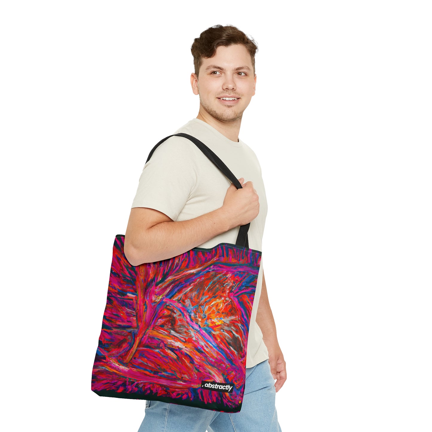 Solarian Crystal Prism - Neon, Abstractly - Tote