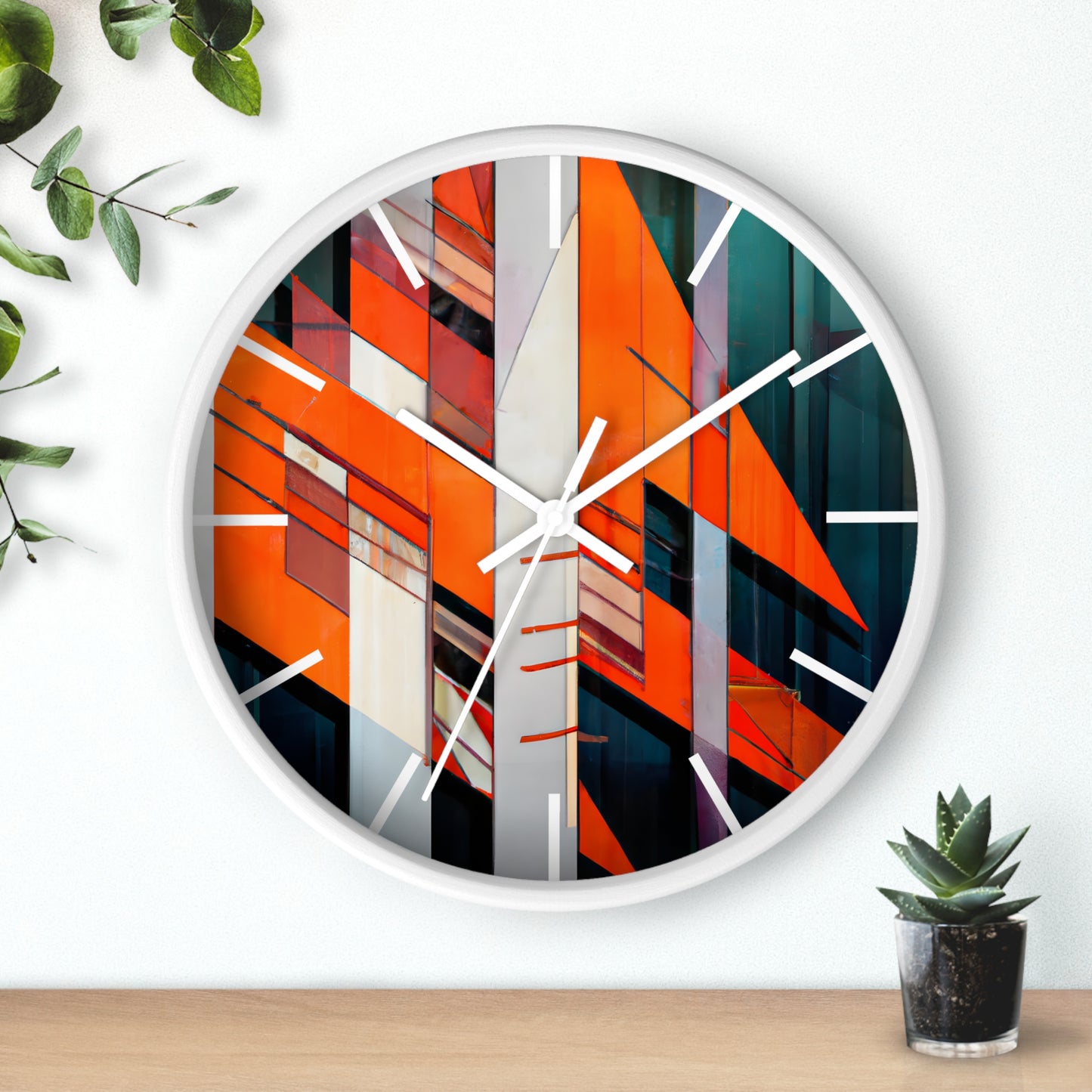 Lara Pendleton - Gravity Force, Abstractly - Wall Clock