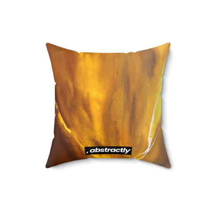 Cybernite Alloy - Titanium, Abstractly - Faux Suede Throw Pillow