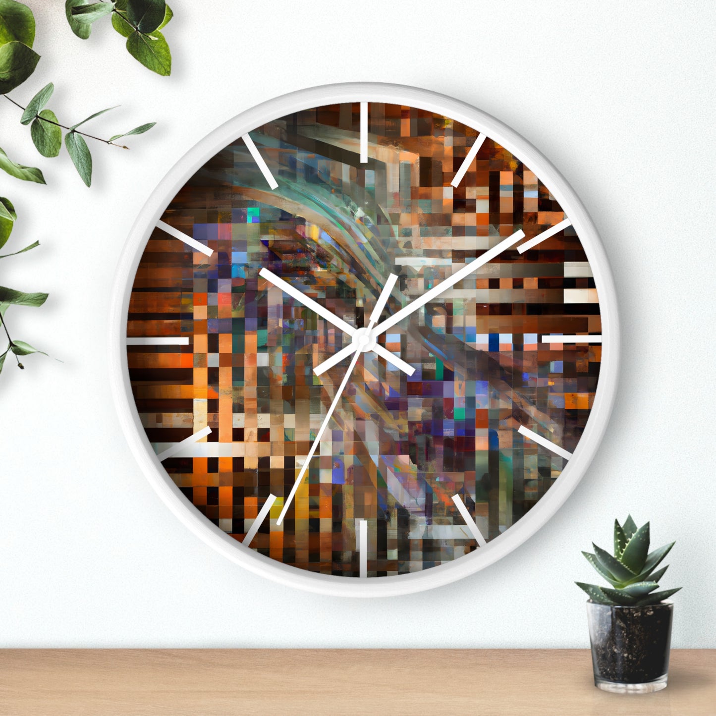 Nina Bernstein - Tension Force, Abstractly - Wall Clock