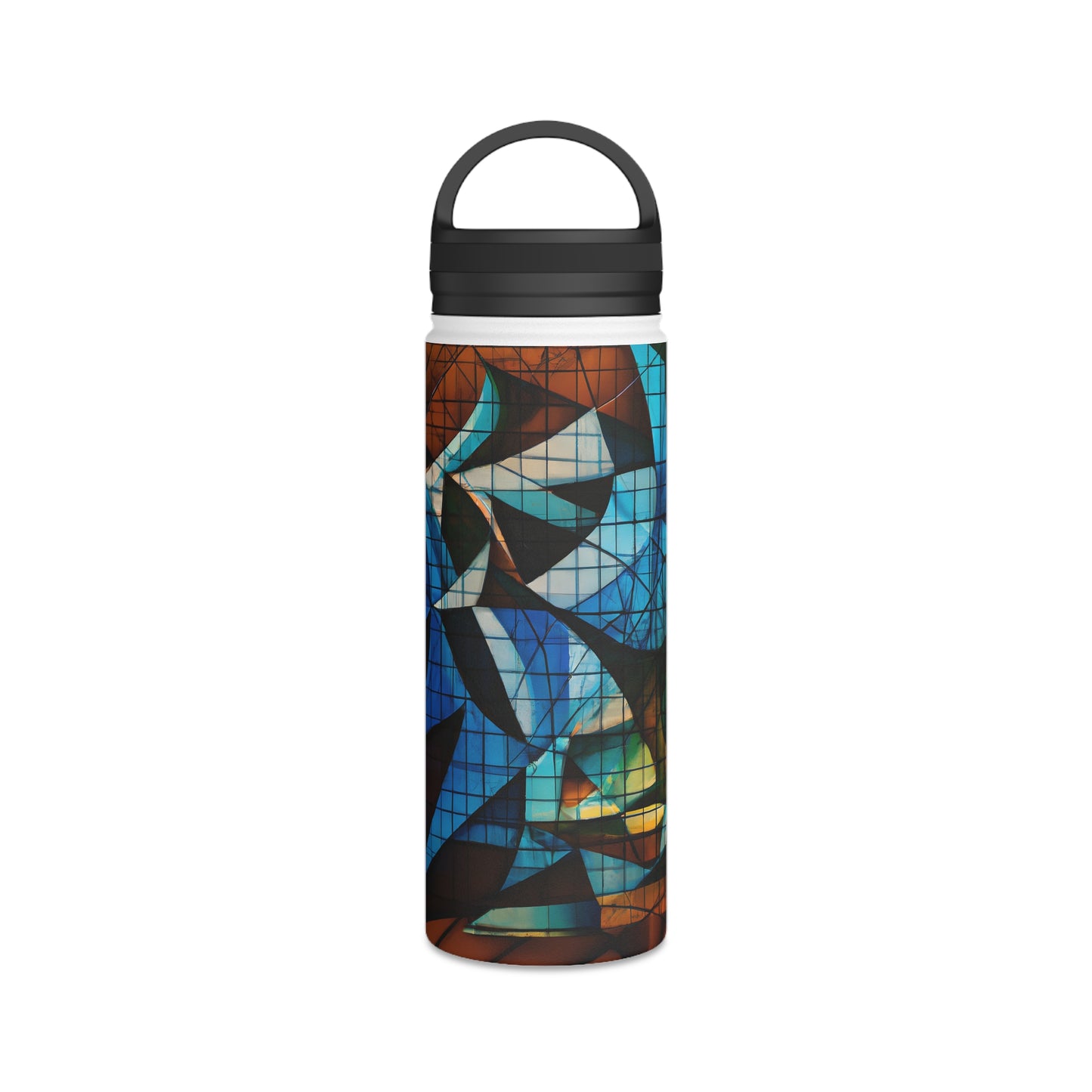 Janet Riggs - Applied Force, Abstractly - Stainless Steel Water Bottle