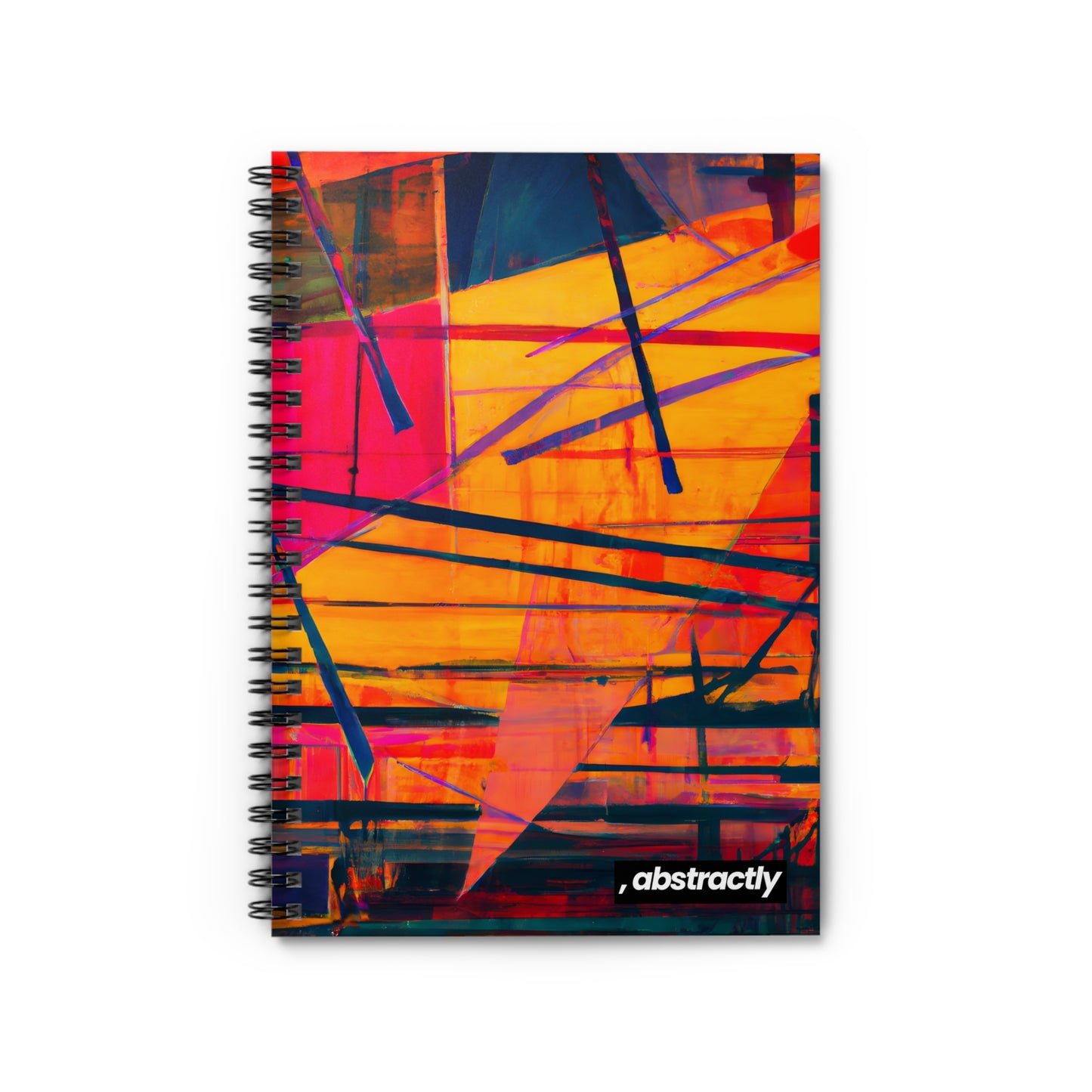 Alice Feldman - Electric Force, Abstractly - Spiral Notebook