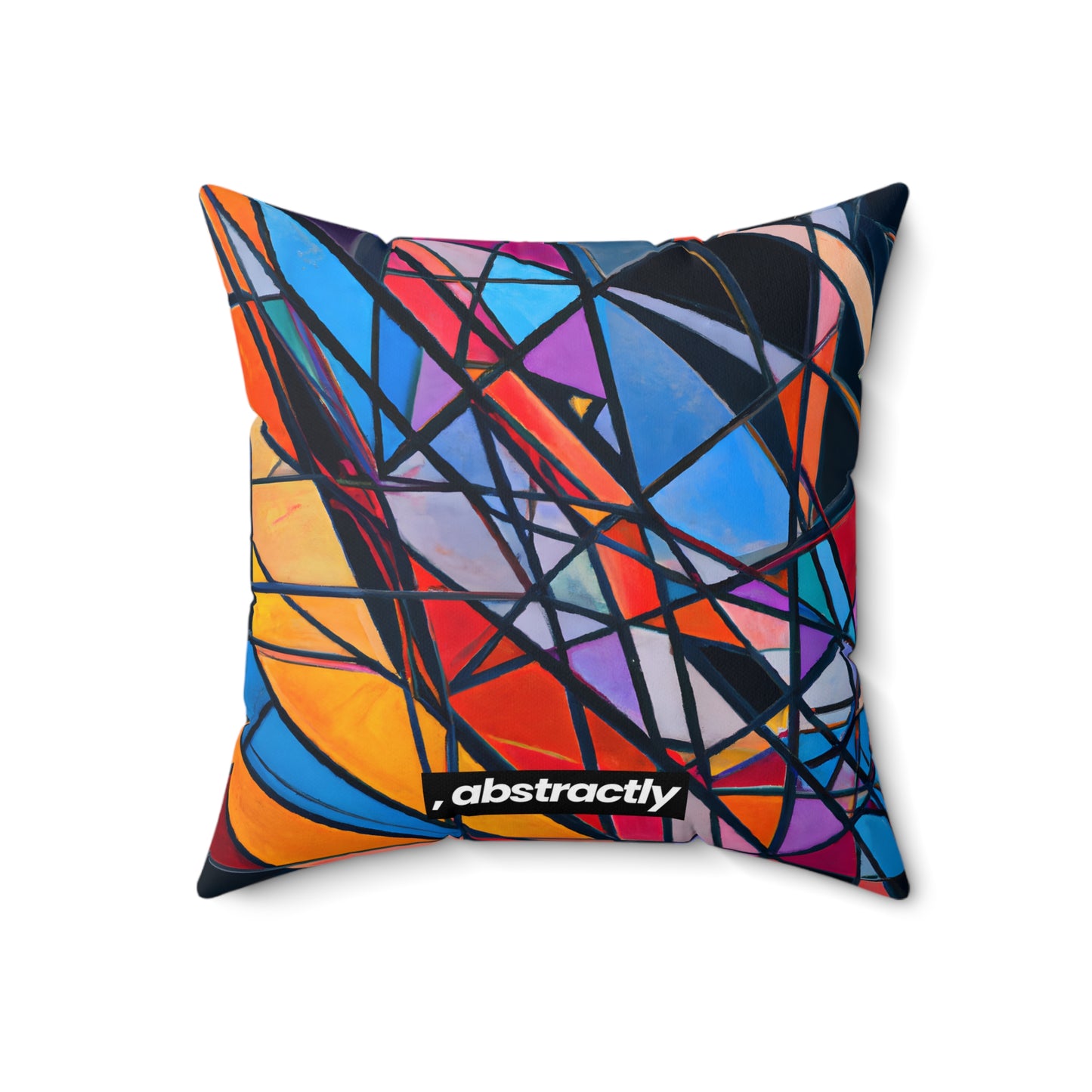 Felix Thornton - Gravity Force, Abstractly - Faux Suede Throw Pillow