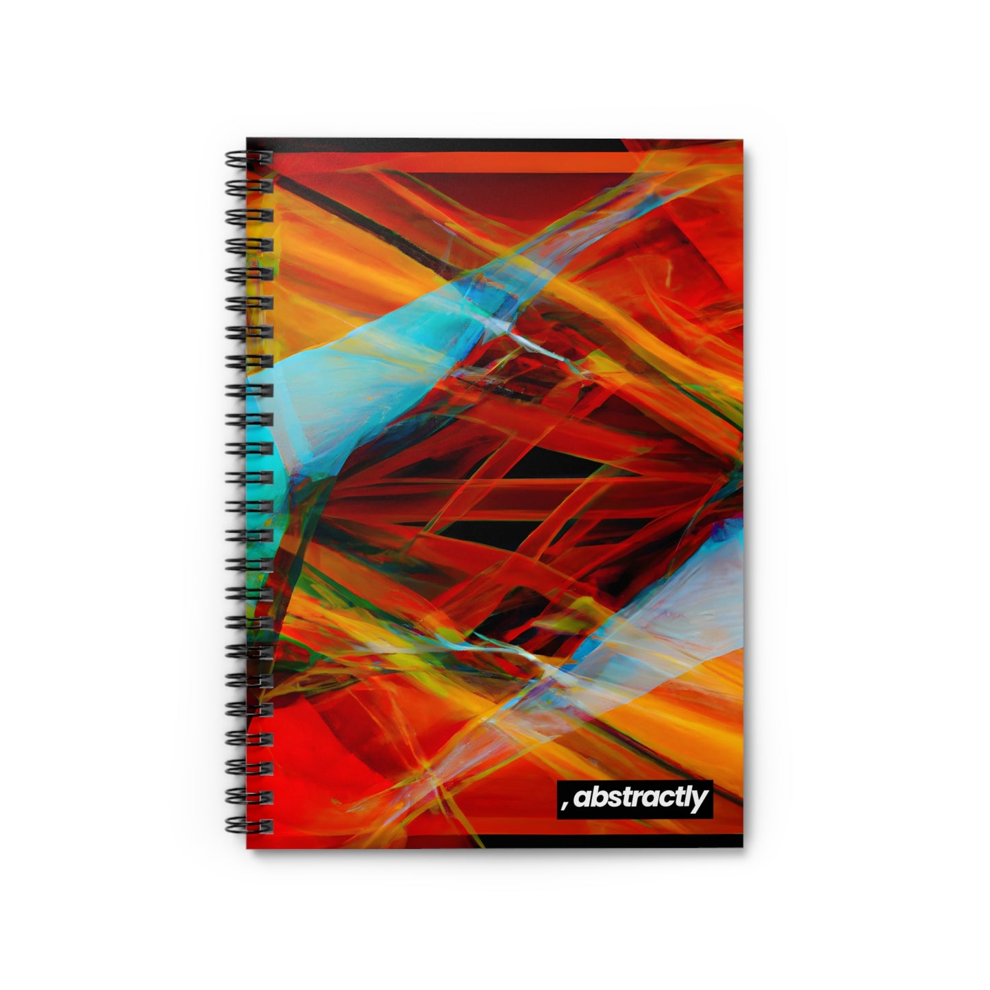 Clara Beckett - Electromagnetic Force, Abstractly - Spiral Notebook