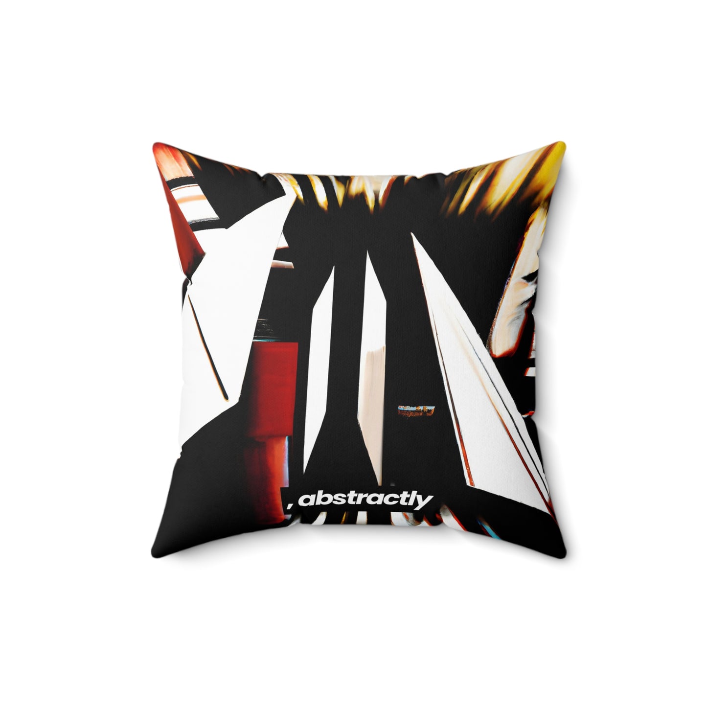 Adrienne Holtzmann - Applied Force, Abstractly - Faux Suede Throw Pillow