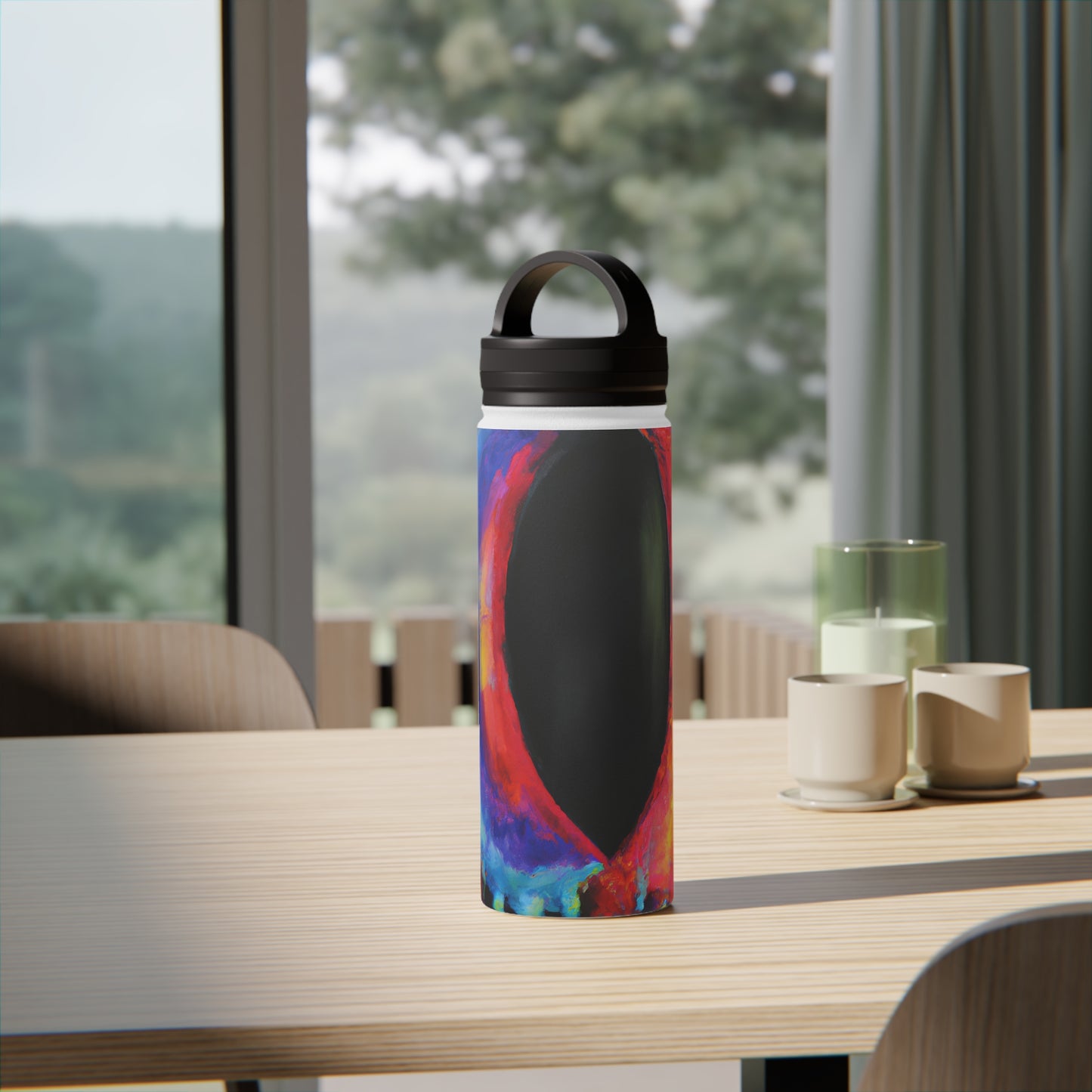 Luminoxydium Crystal - Chemistry, Abstractly - Stainless Steel Water Bottle