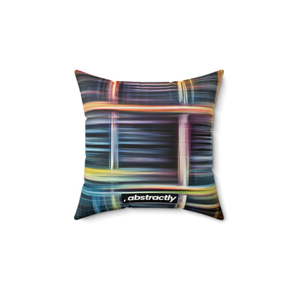 Mary Fermi - Air Resistance Force, Abstractly - Faux Suede Throw Pillow