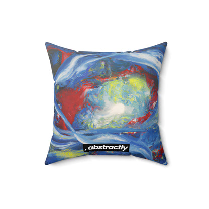 Tritium Firestone - Chemistry, Abstractly - Faux Suede Throw Pillow