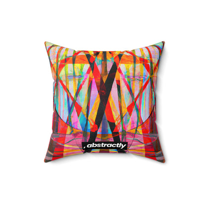 Milton Browning - Normal Force, Abstractly - Faux Suede Throw Pillow