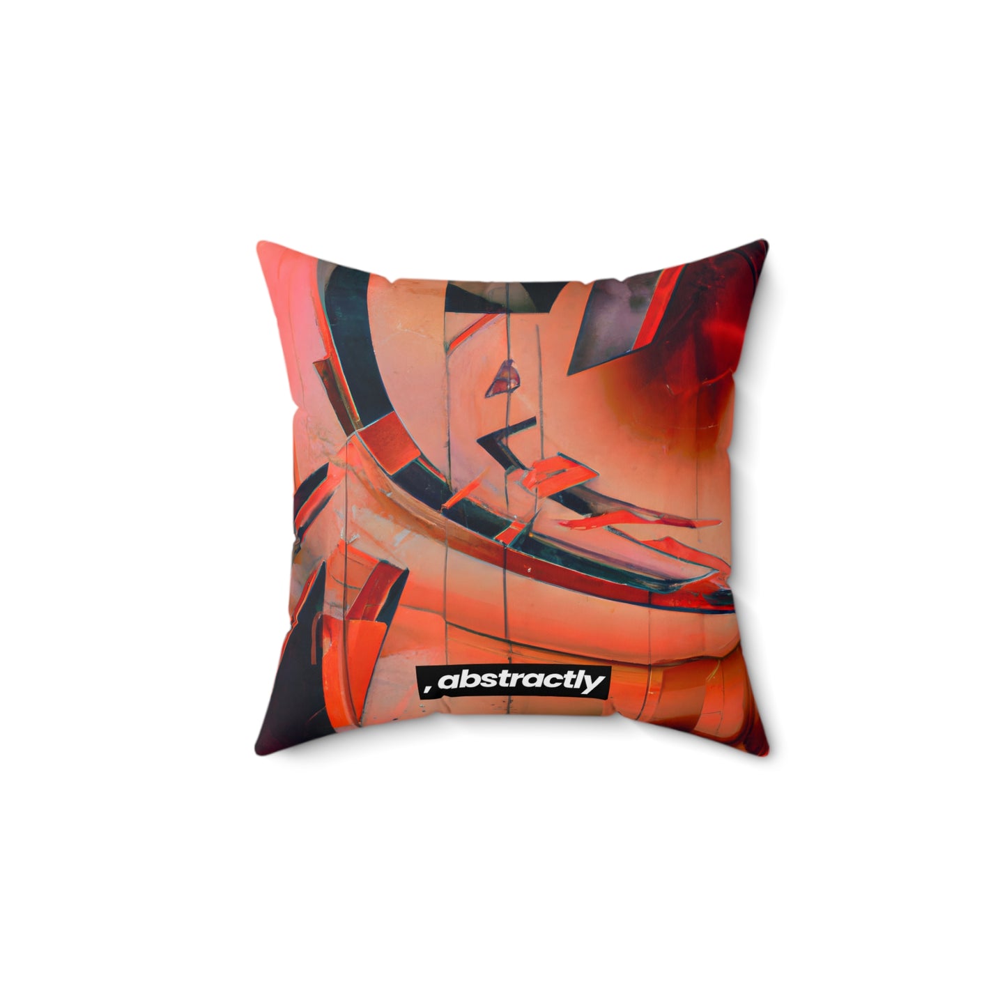 Caroline Adler - Weak Force, Abstractly - Faux Suede Throw Pillow