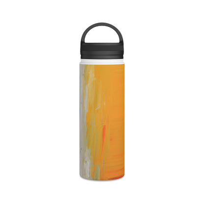 Pixeo Compound - Scandium, Abstractly - Stainless Steel Water Bottle