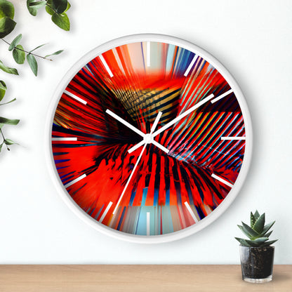 Oliver Maddox - Air Resistance Force, Abstractly - Wall Clock