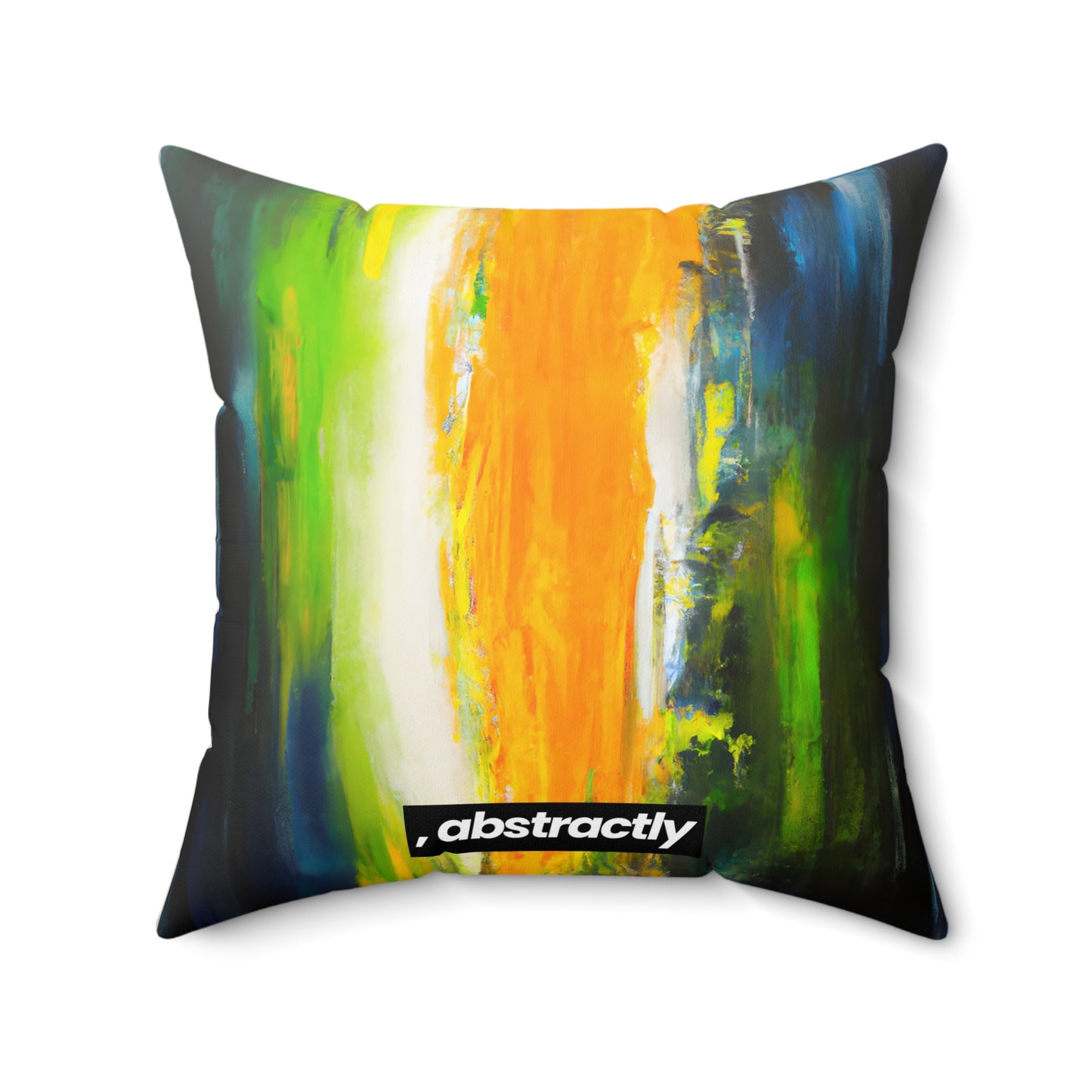 Aetherium Oxide - Fluorine, Abstractly - Faux Suede Throw Pillow