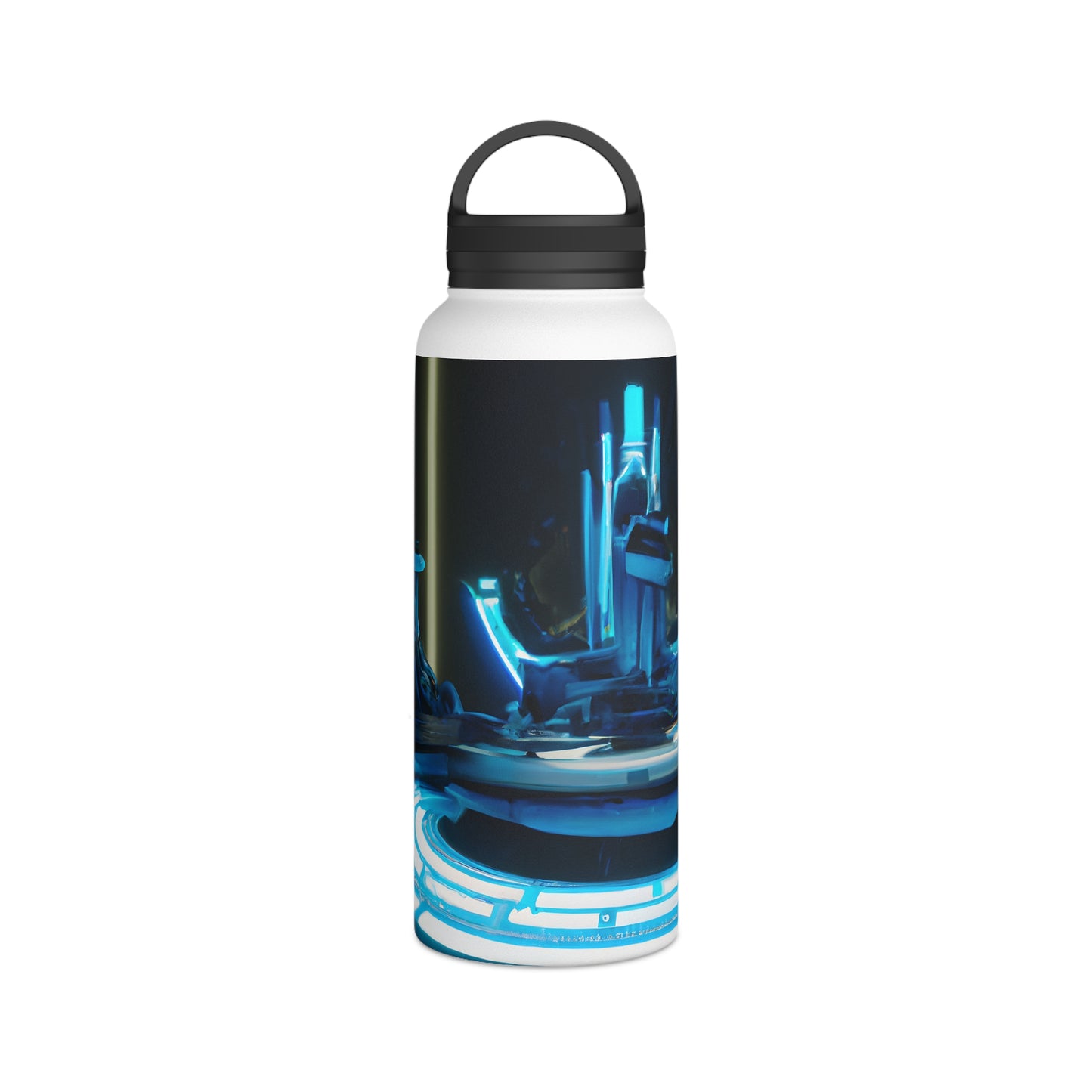 Vertex Financial - Asset, Abstractly - Stainless Steel Water Bottle