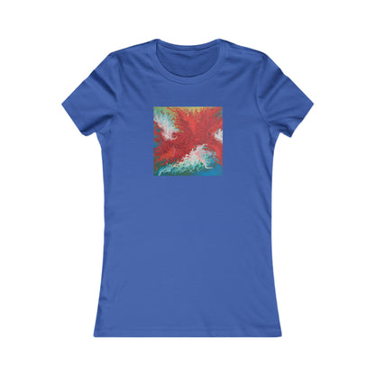 Fluoridium Hexanate - Chemistry, Abstractly - Ladies' Cut Tee