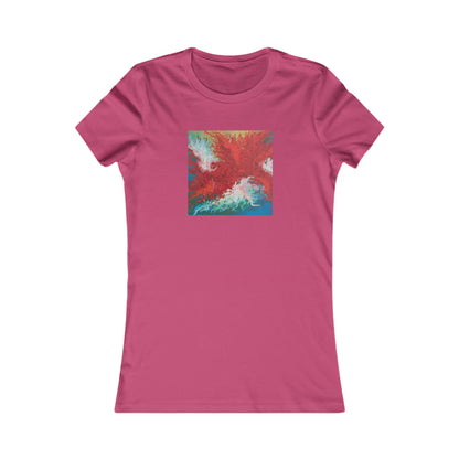 Fluoridium Hexanate - Chemistry, Abstractly - Ladies' Cut Tee