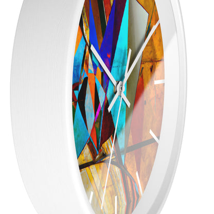 Irene Karlson - Strong Force, Abstractly - Wall Clock