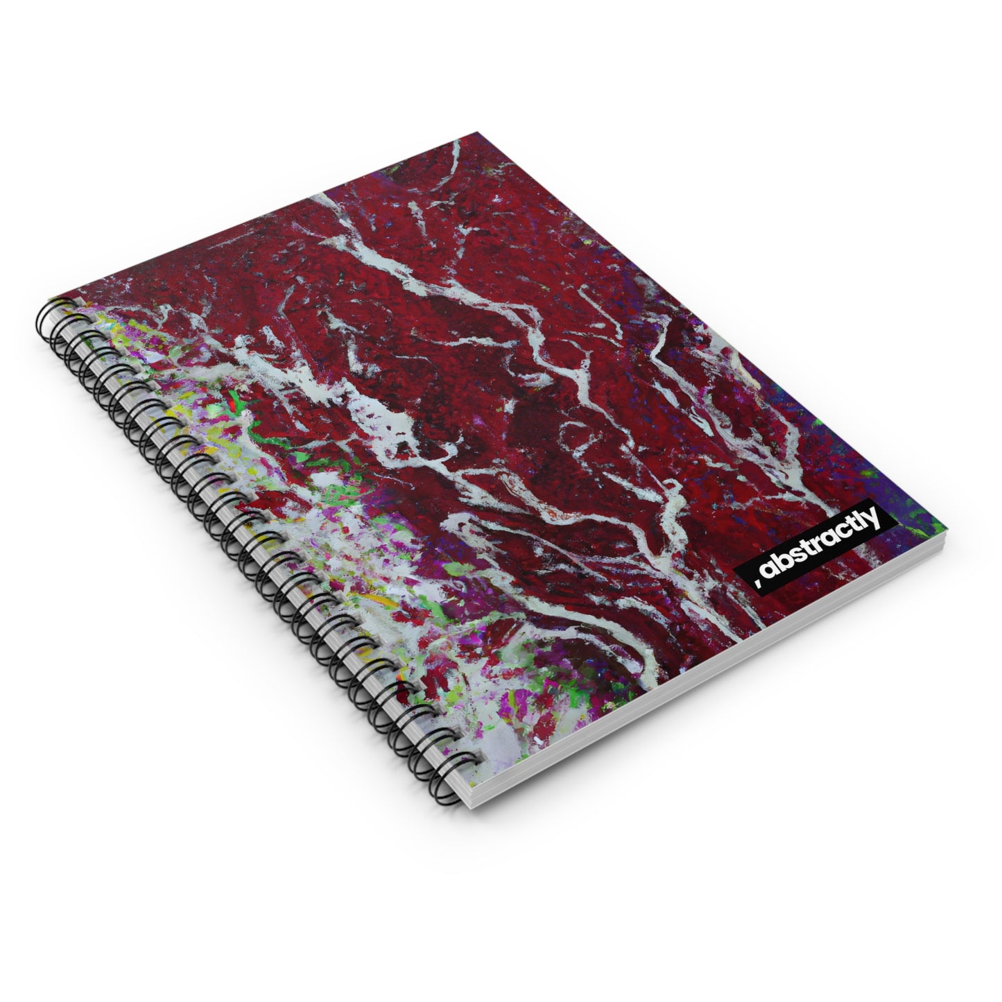 Azure Linxium - Chemistry, Abstractly - Spiral Notebook