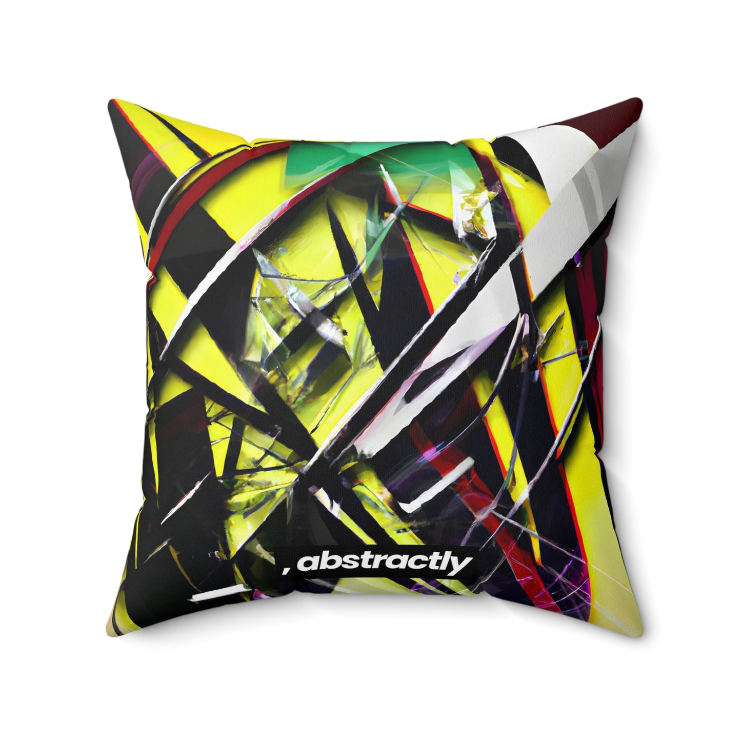 Audrey Rasmussen - Applied Force, Abstractly - Faux Suede Throw Pillow