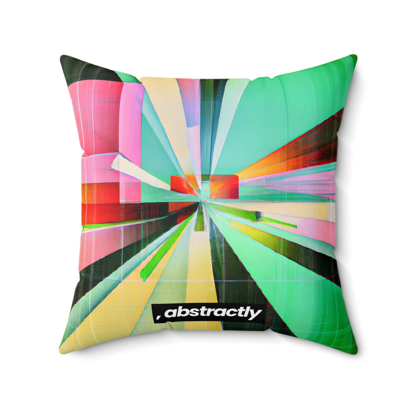 Joe Tremaine - Applied Force, Abstractly - Faux Suede Throw Pillow