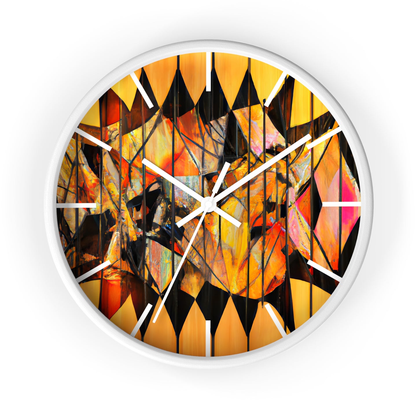 Dorothy Baxter - Magnetic Force, Abstractly - Wall Clock