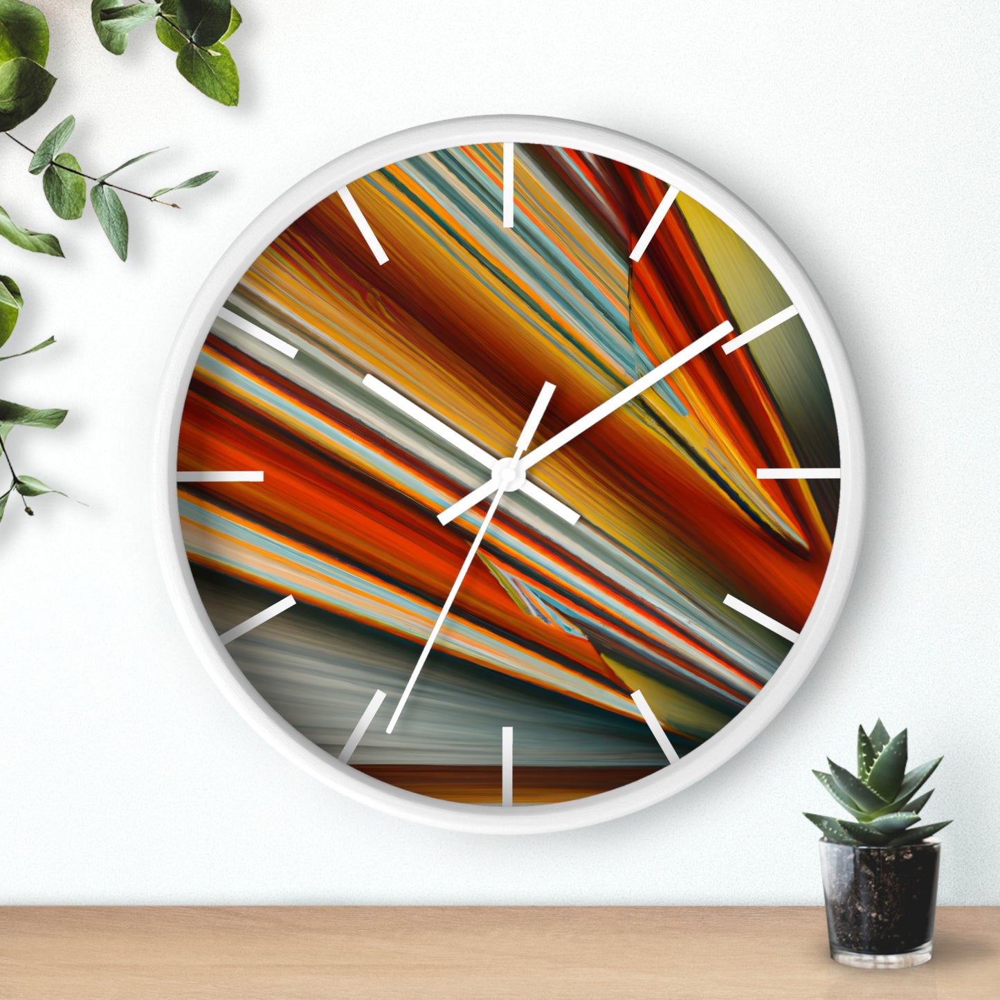 Melvin Strickland - Friction Force, Abstractly - Wall Clock