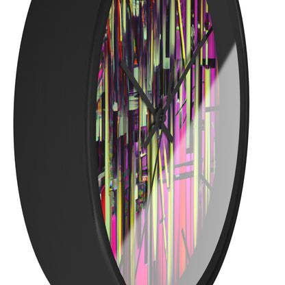 Anastasia Klimenko - Air Resistance Force, Abstractly - Wall Clock