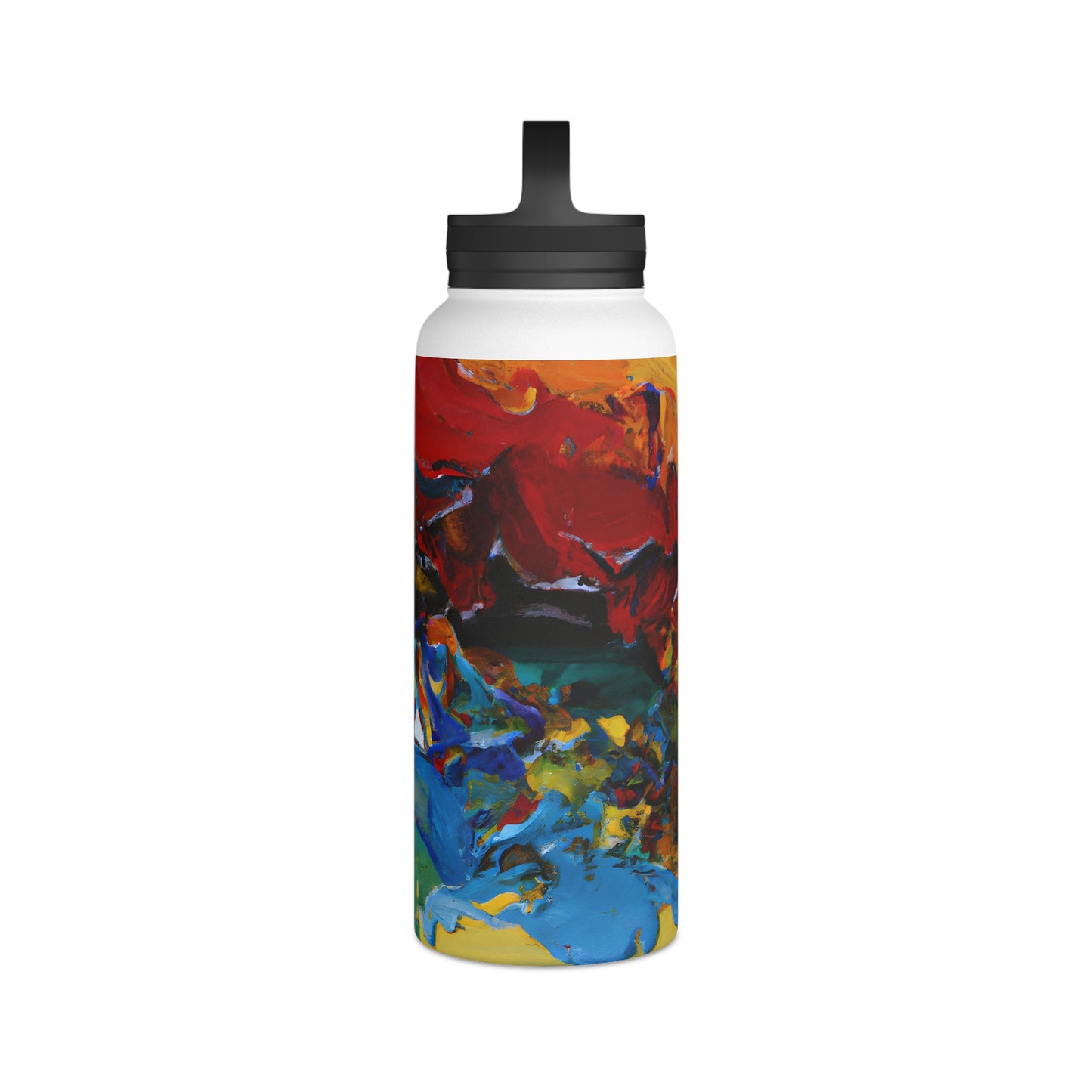 Polarisite Crystals - Chemistry, Abstractly - Stainless Steel Water Bottle