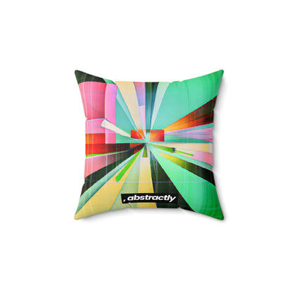 Joe Tremaine - Applied Force, Abstractly - Faux Suede Throw Pillow