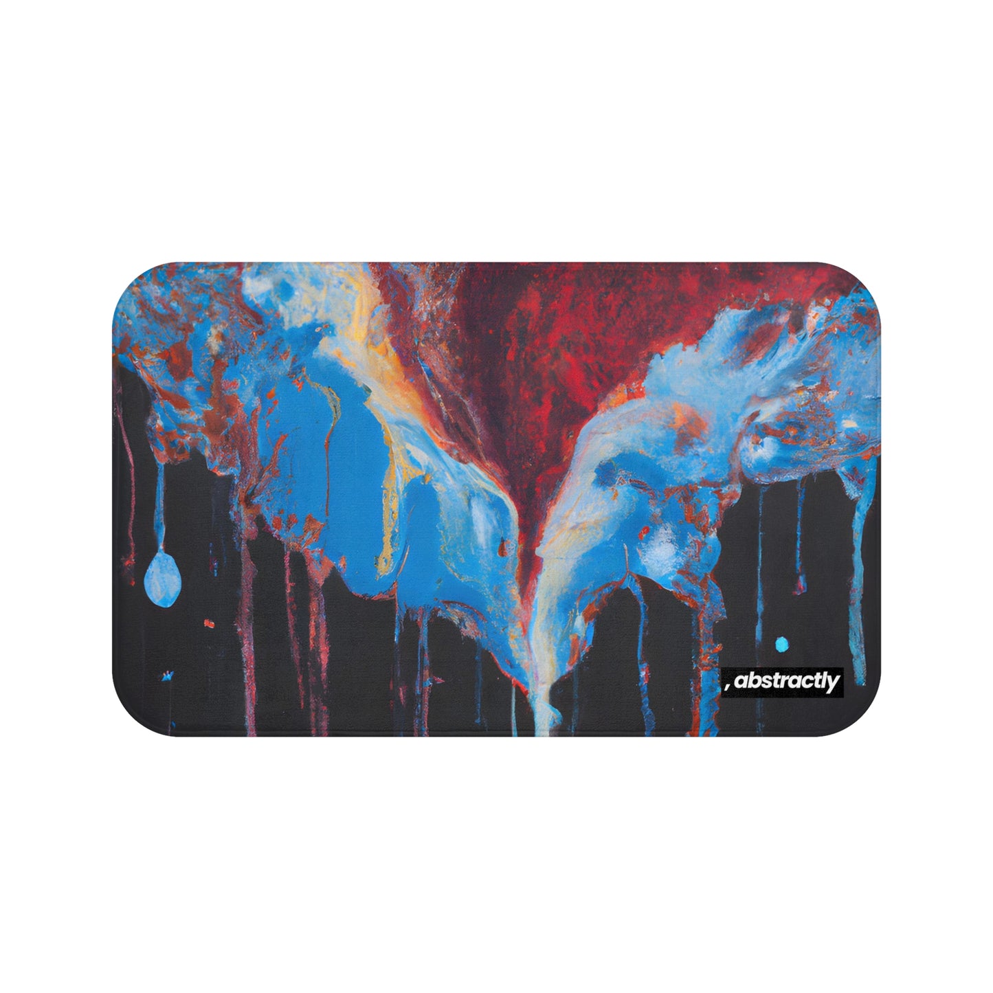 Quantum Quicksilver Crystal - Chemistry, Abstractly - Bath Mat