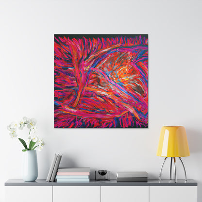 Solarian Crystal Prism - Neon, Abstractly - Canvas