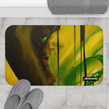 Quantum Aurelia Stone - Oxygen, Abstractly - Bath Mat